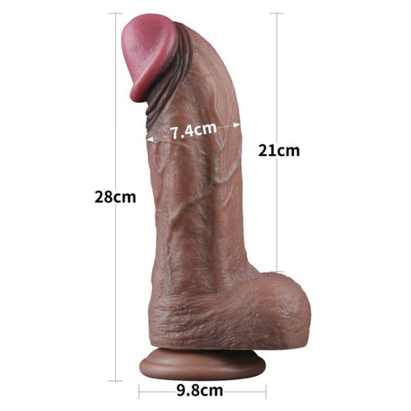 Dildo Silicona Dual Layered XXL 11 - imagen 10