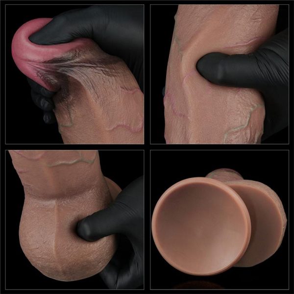 Dildo Silicona Dual Layered XXL 9.5 - imagen 3