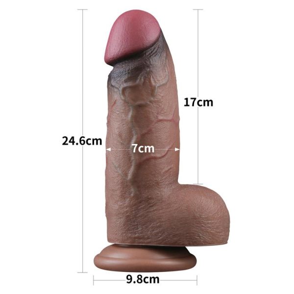 Dildo Silicona Dual Layered XXL 9.5 - imagen 5