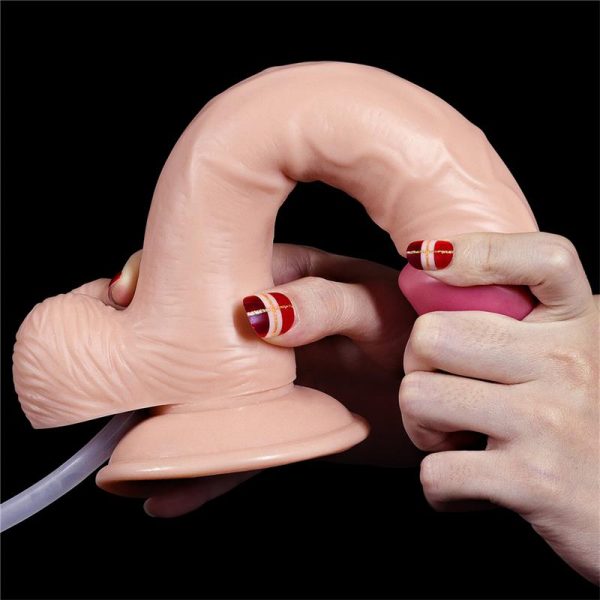 Dildo Squirting Realista con Ventosa para Sexo sin Manos y Arnés - Imagen 7