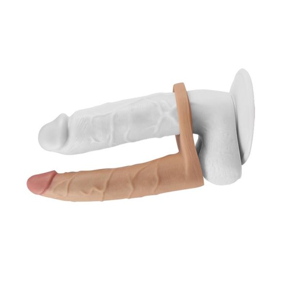 Dildo The Ultra Soft Double 7 Natural - imagen 6