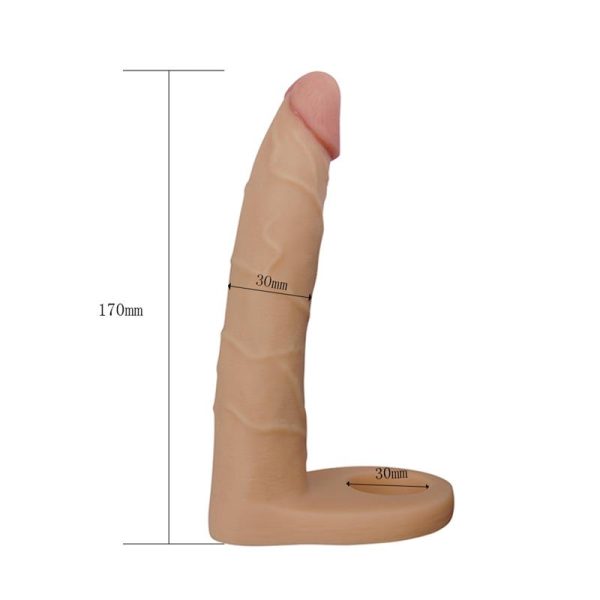 Dildo The Ultra Soft Double 7 Natural - imagen 7
