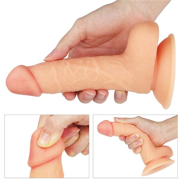 Dildo The Ultra Soft Dude 8 Natural - imagen 3