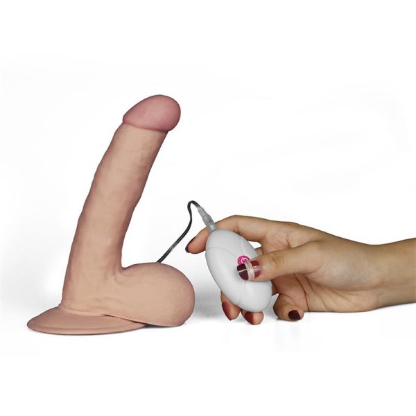 Dildo The Ultra Soft Dude con Vibración 7.5 Natural - imagen 2