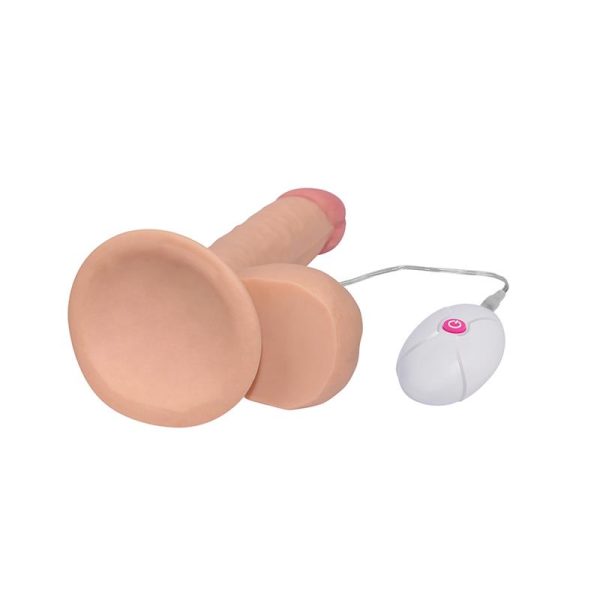 Dildo The Ultra Soft Dude con Vibración 7.5 Natural - imagen 3