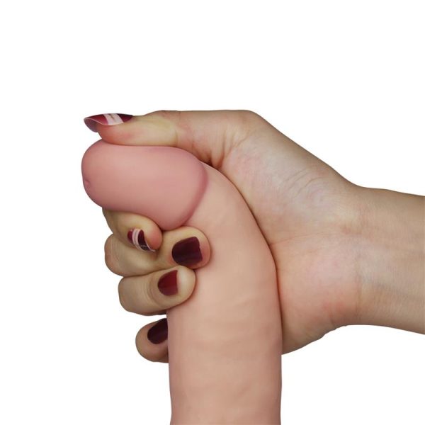 Dildo The Ultra Soft Dude con Vibración 7.5 Natural - imagen 5