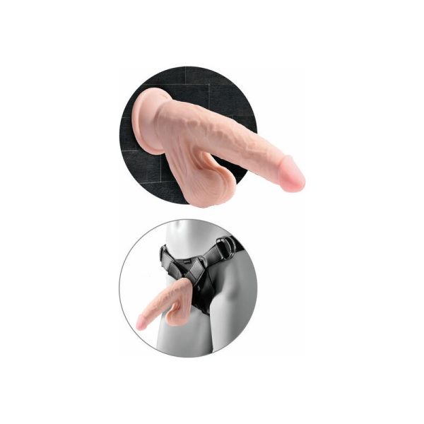 Dildo Triple Densidad Testiculos Oscilantes 8 - imagen 2