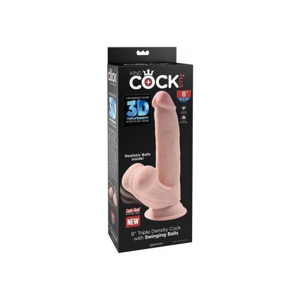 Dildo Triple Densidad Testiculos Oscilantes 8 - imagen 5