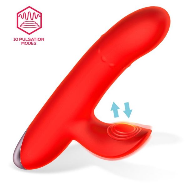 Divya Vibrador con Aro de Bolas Internas Up and Down y Pulsación 3 Motores Independientes USB - imagen 5