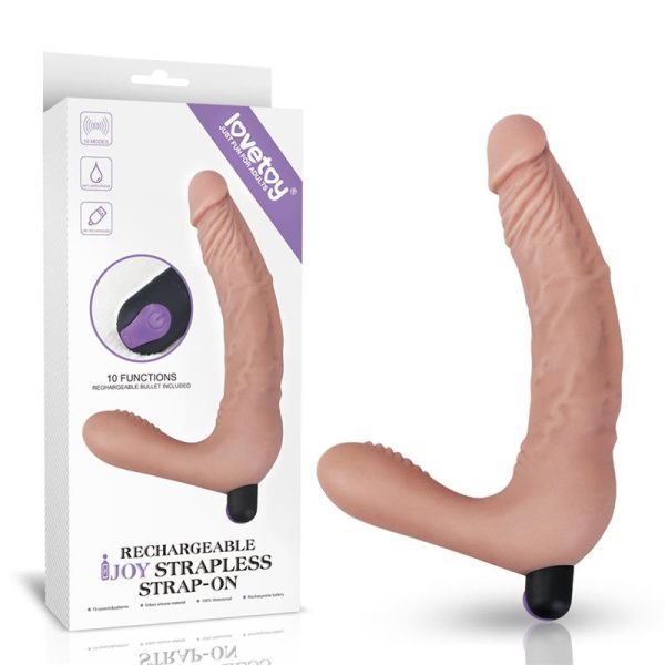 Doble Dildo Strapless Silicona USB - imagen 2