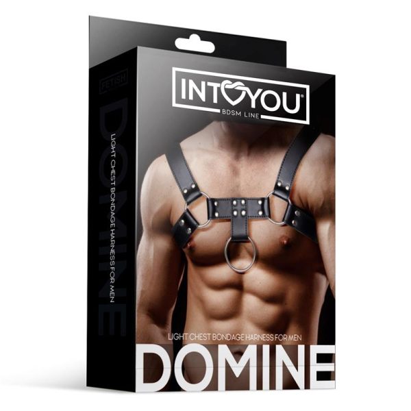 Domine Arnés Masculino para Bondage Cuero Vegano - imagen 2