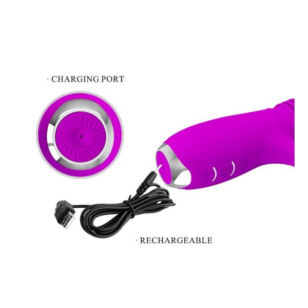 Dorothy Vibrador con Función Up and Down USB Púrpura - imagen 9