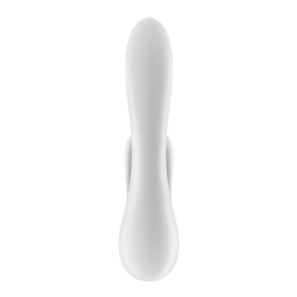 Double Flex Vibrador Punto G 3 Motores Satisfyer APP Connect Blanco - imagen 6