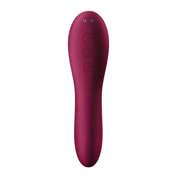 Dual Crush Vibrador y Succionador USB Rojo - imagen 6