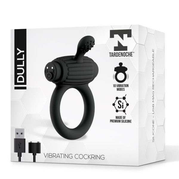 Dully Anillo Vibrador Silicona USB Magnético - imagen 5