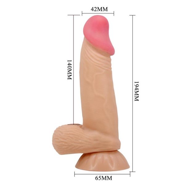 Dildo Realista con Piel Deslizante 19.4 cm - imagen 6