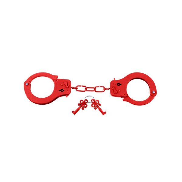 Esposas de Metal Designer Color Rojo - imagen 3