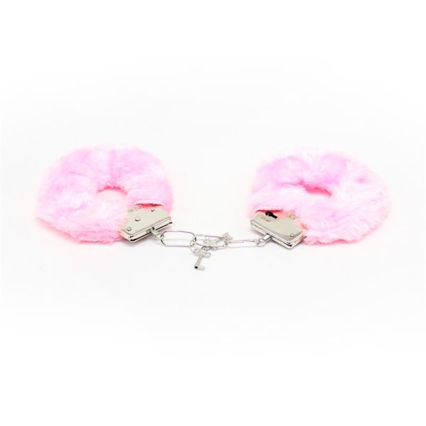 Esposas de Metal para Muñecas con Pelo Rosa - imagen 3