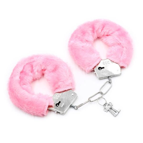 Esposas de Metal para Muñecas con Pelo Rosa - imagen 4