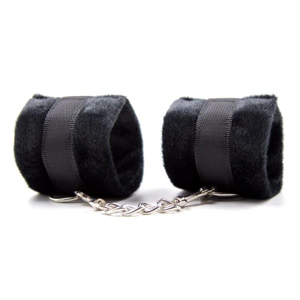 Esposas de Tela con Velcro para Muñecas con Pelo Largo Negro - imagen 6