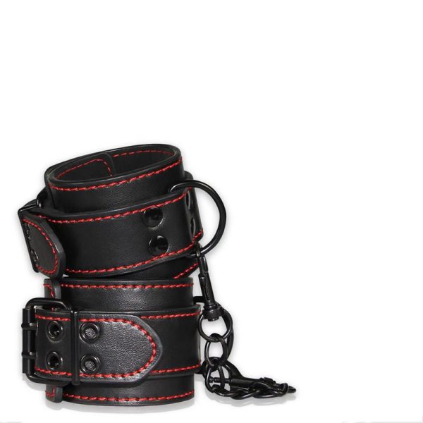 Esposas de Tobillos Bondage Negro - imagen 2