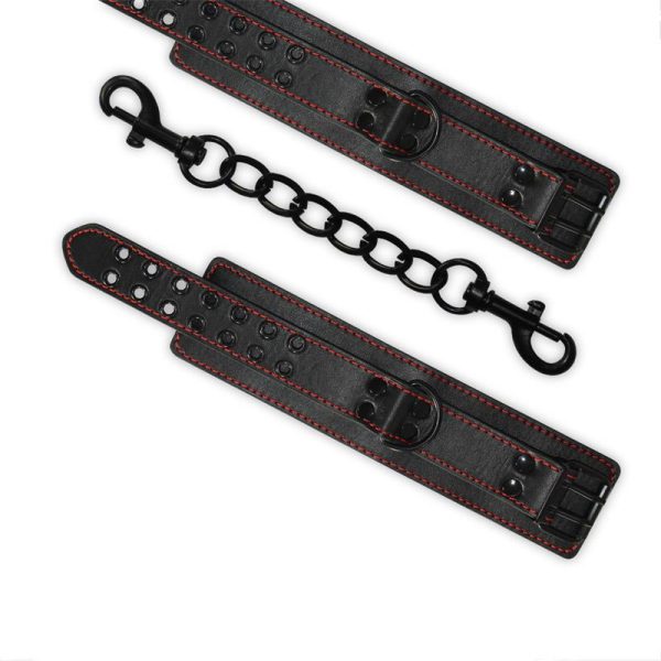 Esposas de Tobillos Bondage Negro - imagen 4