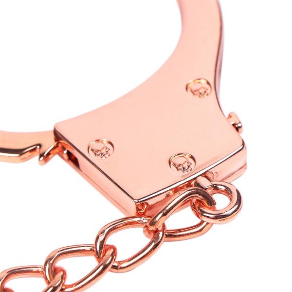 Esposas Oro Rosa con Llaves de Calavera - imagen 11