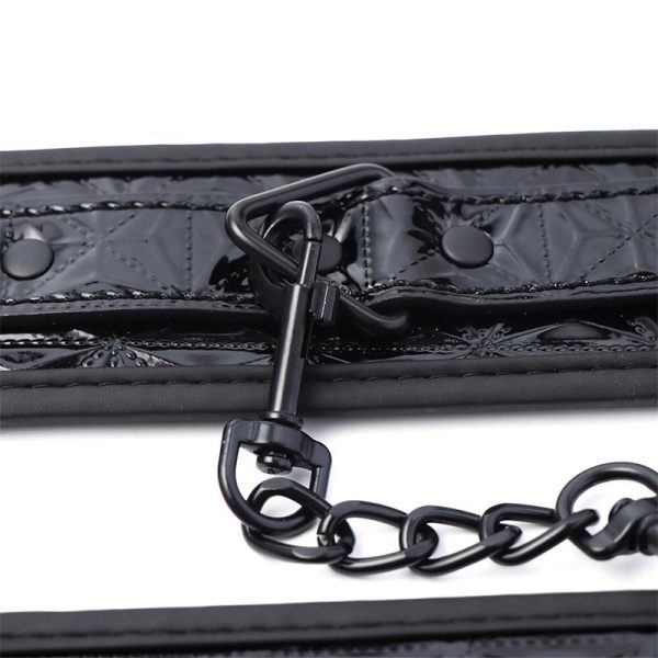 Esposas para Muñeca Ajustable Sapphire Cuero Vegano - imagen 3