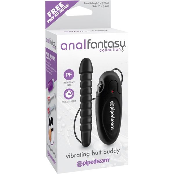 Anal Fantasy Collection Vibrating Butt Buddy - Color Negro - imagen 3