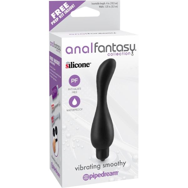 Anal Fantasy Collection Vibrating Smoothy - Color Negro - imagen 3