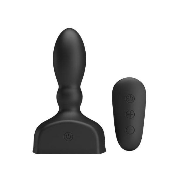 Estimulador Anal Harriet Inflable USB Silicone Negro - imagen 5
