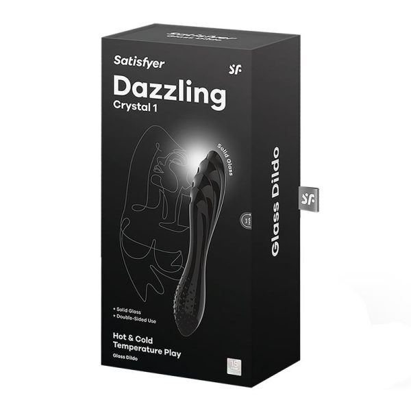 Estimulador de Cristal Dazzling Crystal 1 Hot and Cold Negro - imagen 3