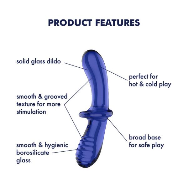 Estimulador de Cristal Double Crystal Hot and Cold Azul - imagen 6
