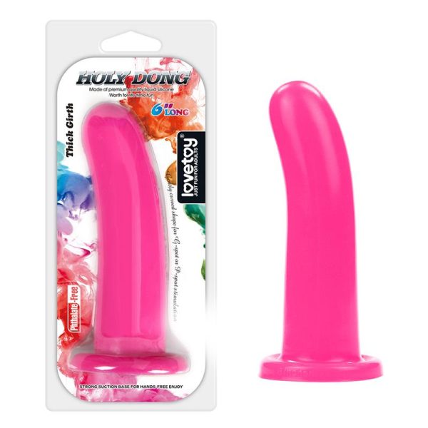 Estimulador Holy Dong 6 Silicona Líquida Rosa - imagen 2