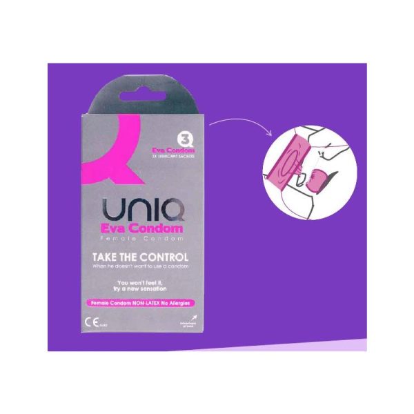 Eva Female Preservativos Femeninos sin Látex 3 Unidades - imagen 3