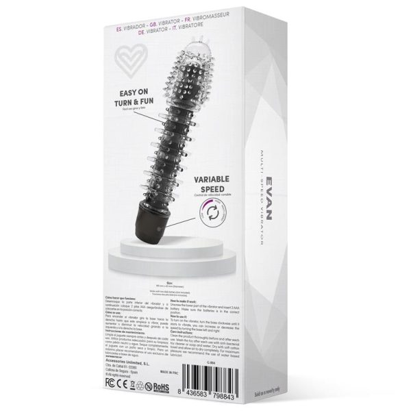 Evan Vibrador Multi Velocidad Negro - imagen 3