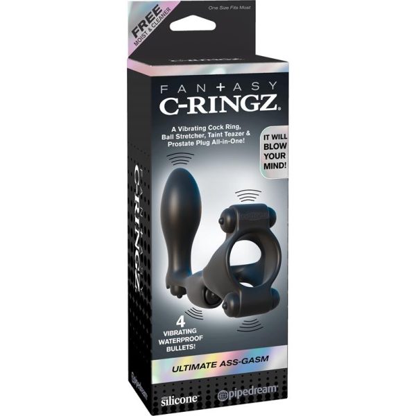 Fantasy C-Ringz Anillo con Plug Anal Ultimate Negro - imagen 4