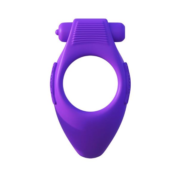 Fantasy C-Ringz Anillo Vibrador de Silicona Taint-Alizer Púrpura - imagen 3