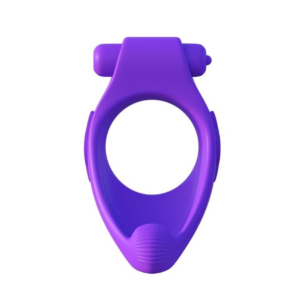 Fantasy C-Ringz Anillo Vibrador de Silicona Taint-Alizer Púrpura - imagen 4