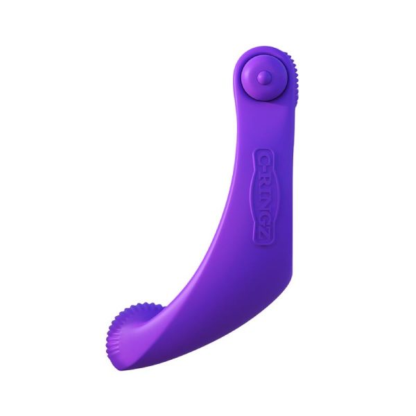 Fantasy C-Ringz Anillo Vibrador de Silicona Taint-Alizer Púrpura - imagen 6