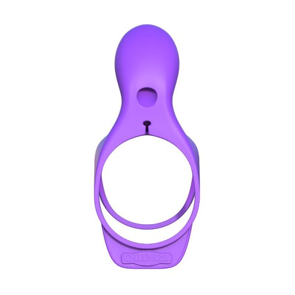 Fantasy C-Ringz Anillo Vibrador para Parejas Ultimate Cage Púrpura - imagen 3