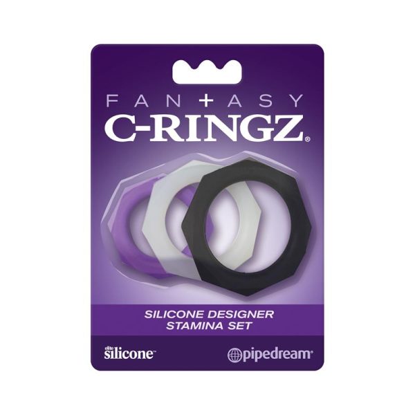 Fantasy C-Ringz Kit de 3 Anillos de Silicona Púrpura - imagen 2