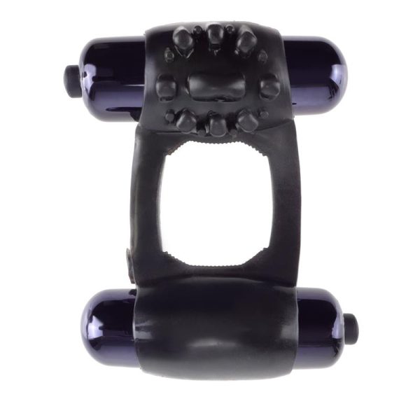 Fantasy C-Ringz  Super Anillo Duo Vibrador Negro - imagen 2
