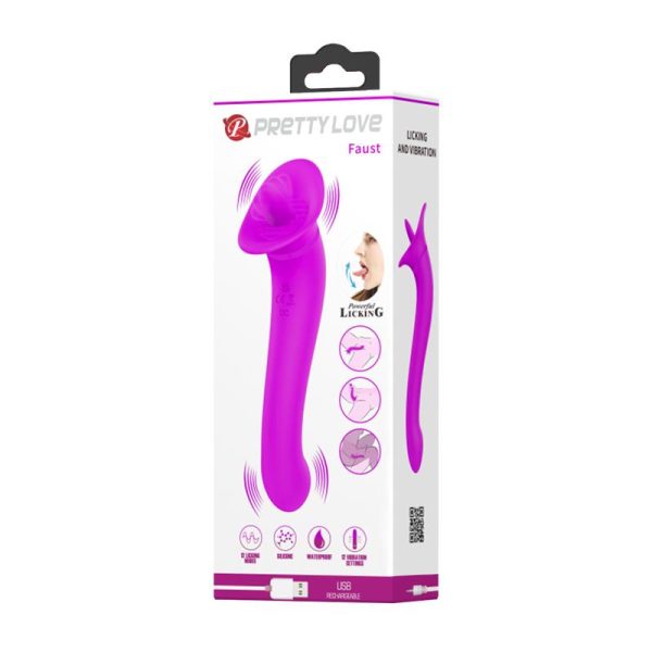 Faust Vibrador con Lengua Estimuladora USB - imagen 5