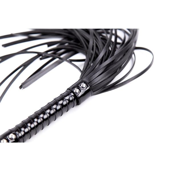 Flogger con Mango Brillante 44 cm Negro - imagen 5