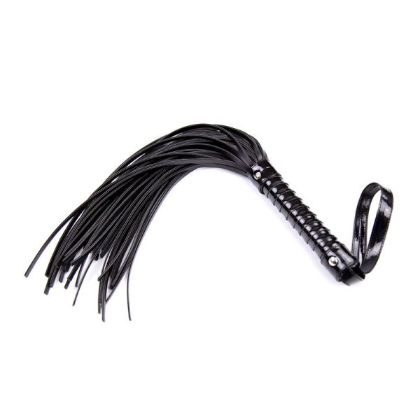 Flogger con Mango Brillante 44 cm Negro - imagen 6