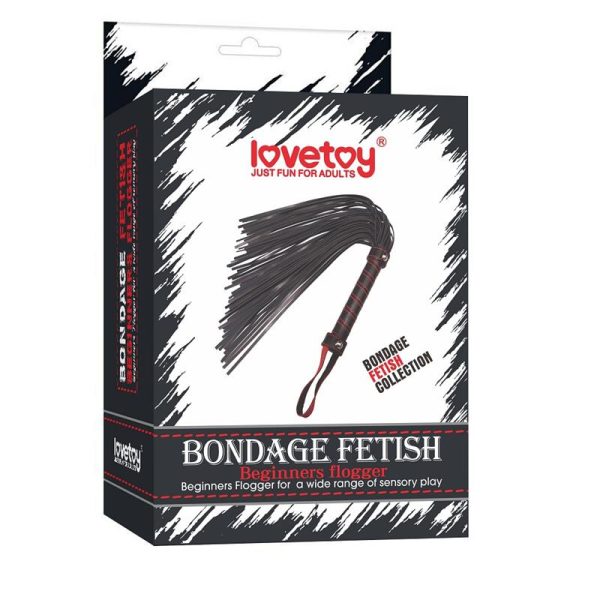 Flogger Principiantes Bondage Negro - imagen 3