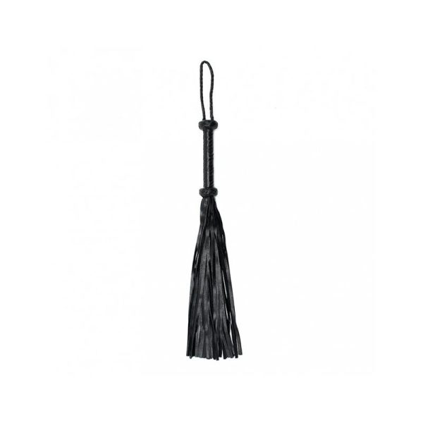Flogger Trenzado Cuero Negro - imagen 3