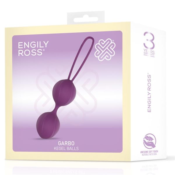 Garbo Bola Doble Kegel Silicona Púrpura - imagen 3