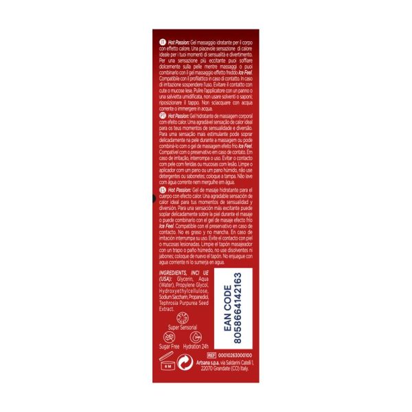 Gel de Masaje Hot Passion 200 ml - imagen 3